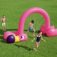 thumbnail image 2 of Bestway H2OGO! Arroseur d'Eau Gonflable Extérieur Flamant Rose Géant, 2 of 11