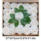 thumbnail image 3 of 25Pcs Artificial Rose Flowers Fake Rose Bouquet Stems Decorations Wedding Bridal Shower Faux Floral Arrangement Valentine’s Day Home Office, Real Look Fake Roses With Stems, Durable Plastic, 3 of 9