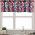 thumbnail image 3 of Ambesonne Geometric Valance & Curtain, Italian Grunge Dots, 55"x36", Multicolor, 3 of 6