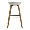 thumbnail image 4 of Hay Tabouret de Bar Rond Moderne Mi-Siècle, Siège de 25 Pouces (Ensemble de 2), 4 of 4