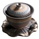 thumbnail image 1 of EeaseMX 1 taza de té con tapa, platillo creativo, tetera de cerámica, vajilla decorativa, 1 of 8