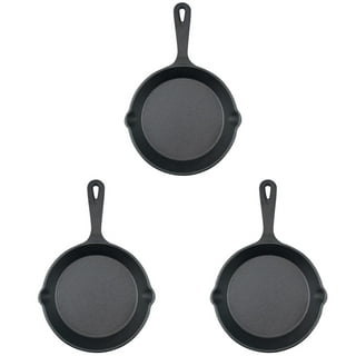 Modern Innovations Mini Cast Iron Skillet with Mitt - 4 Count