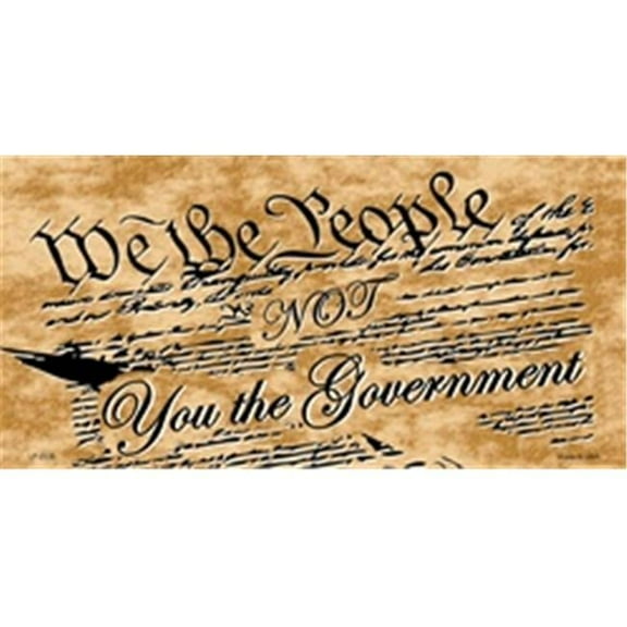 We The People- License Plates Blanks Tags