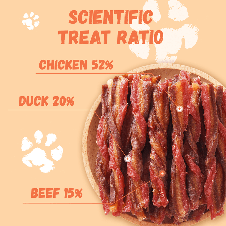 Beef, Chicken & Duck Twist Dog Treats, 11oz photo 2