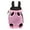 Pink#20, variant on Mesh Pet Backpack Carrier - Breathable Shoulder Bag for Small Dogs & Cats, Portable Travel Backpack with Transparent Window, Ergonomic Design & Storage Pockets for Outdoor Adventures