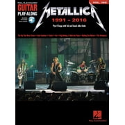Metallica 19912016 (Vol 196) Hal Leonard Guitar Play-Along with Online Audio Rock Guitar Sheet Music with Tab Intermedia, (Paperback)