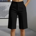 thumbnail image 2 of HAPIMO Women's Shorts High Waist With Pockets Summer Style Casual Style Versatile Design For Multiple Occasions Black L, 2 of 2