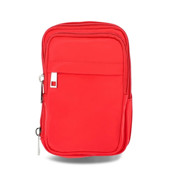 Women's Patriotic Square Sling Bag, Red Engine