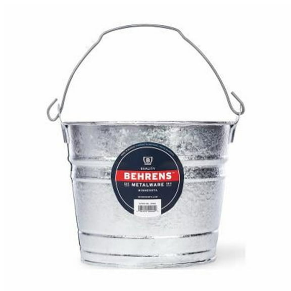 Behrens 1205 Pail, 5 qt Capacity, Steel