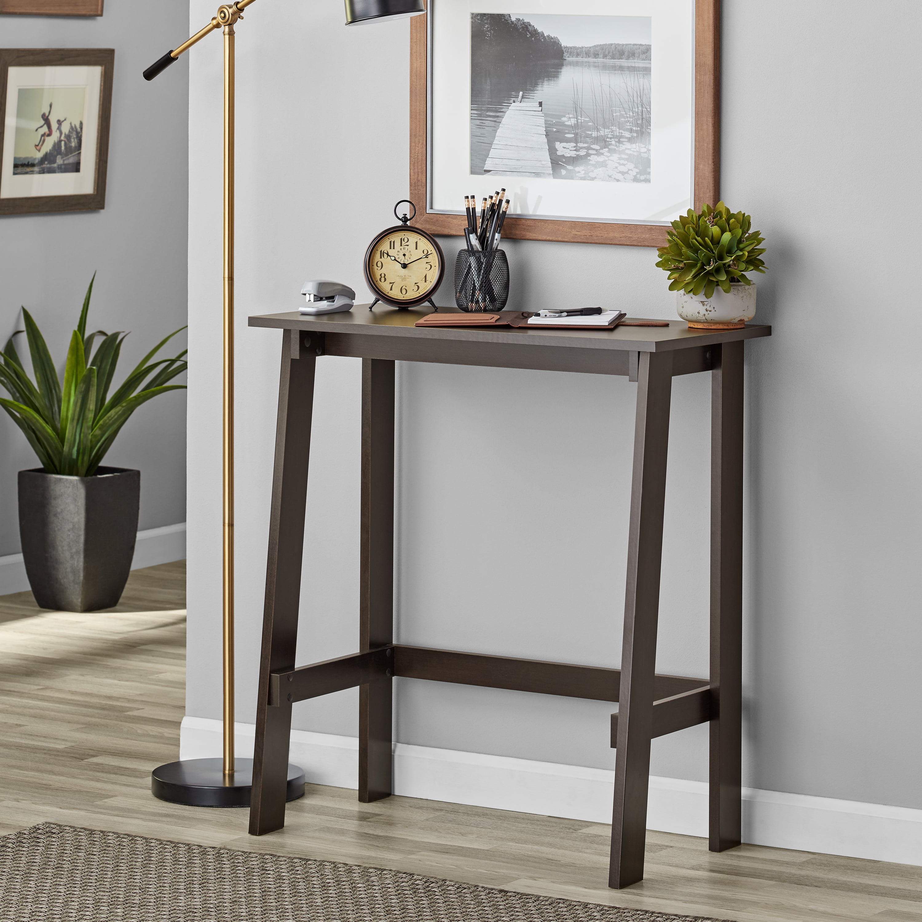 Mainstays Pilson Console Table, Espresso Finish