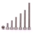 thumbnail image 5 of #8-32 x 3/4"" Tornillos de cabeza hueca de acero inoxidable 304 18-8 Allen Hex Drive Cobertura completa de rosca, paquete de 50, 5 of 5