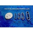 thumbnail image 2 of Tactical Anglers Power Clips Paperclip Fishing Lure Fast Snap, 125lb, 8 Pack, 2 of 2