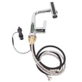 thumbnail image 1 of LED Bathroom Faucet With Pull Out Sprayer, Temperature Digital Display Bathroom Sink Faucet, 5 Water  Modes, RV Faucet Single Handle For Washing Clothes, Kitchen, RV, Bathroom, 1 of 8