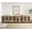 Oak, variant on 2 in 1 Sideboard Buffet with 4 Glass Doors & Adjustable Shelf, Modern Wood Grain Storage for Living Room, Kitchen,Beige