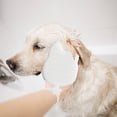 thumbnail image 4 of 1 PC Adorable Cat Head Shape 2 in 1 Pet Grooming Gloves for Dogs Cats Rabbits Wet Dry Hair, 4 of 5