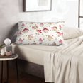 thumbnail image 6 of Lsque Floral Mushroom Pattern Pillow Case – Soft & Cozy Throw Pillow Cover, Hypoallergenic Cushion Case for Sleeping Women with Envelope Closure-20"x30", 6 of 6