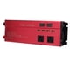 thumbnail image 5 of Inversor de corriente de onda sinusoidal modificada 12 V/24 V a 110 V 60 Hz 900 W 3 salidas de CA 4 puertos USB para teléfono tableta, 5 of 20