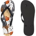 thumbnail image 3 of Dreamtimes Women Flip Flops Slippers Cute Cat Animal Cartoon Sandals for Beach Summer Shower Men Boy Girl Kid, 3 of 5