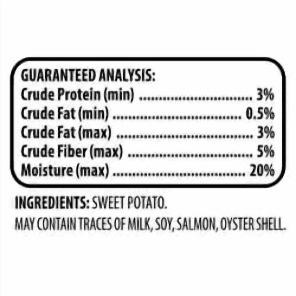 (6 pack) Golden Rewards Sweet Potato Slices for Dogs, 12 oz Bag