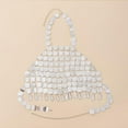 thumbnail image 3 of 1 pc Plastic Sequin Body Chain for Women Sexy Beach Bikini Circular Dress Silver 830mm, 3 of 8
