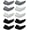 Black, Dark Gray, Light Gray, variant on 10 Pairs UV Sun Protection Arm Sleeve for Men Women Work Cooling Compression Tattoo Cover Up Sleeves for Cycling Fishing