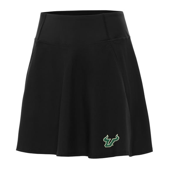 Women's Antigua Black South Florida Bulls Chip Skort