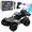 Grey, variant on FAGINEY RC Cars with Spray Function 1:18 Off-Road Vehicle with LED Lights, 2 Batteries Included, Remote Control Toy Gift for Kids Adults, Red