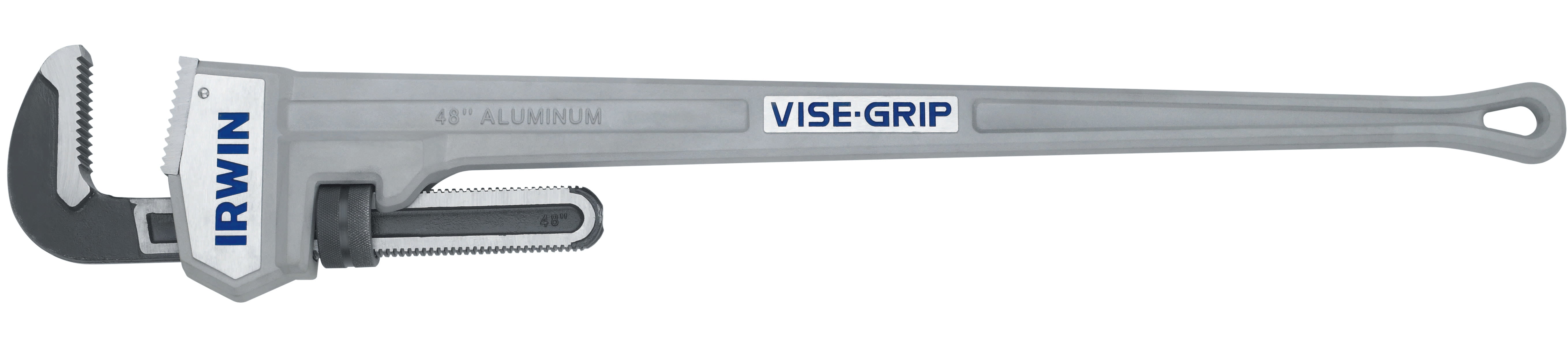 Irwin ViseGrip End Pipe Wrenches, Drop Steel Jaw, 48 in