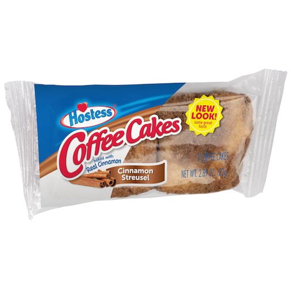 Hostess Cinnamon Streusel Coffee Cake, 2.89 Ounce -- 48 per case.