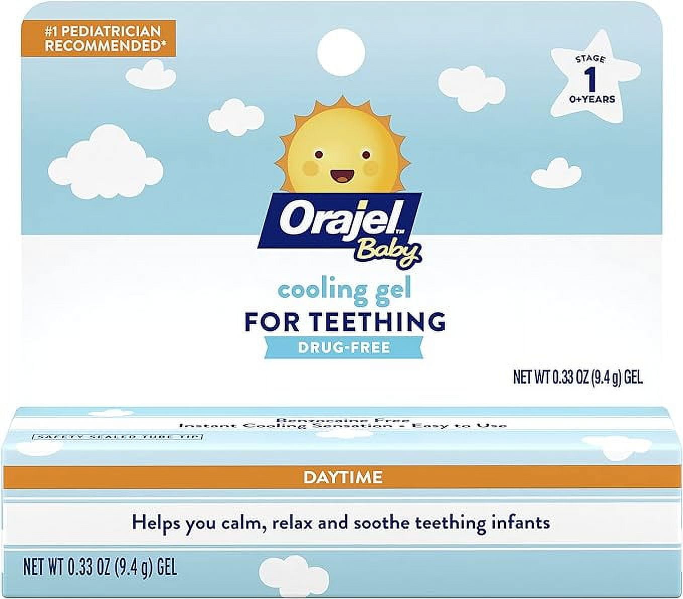 Baby Teething Toys Orajel Baby Nighttime Teething Gel Drug-Free