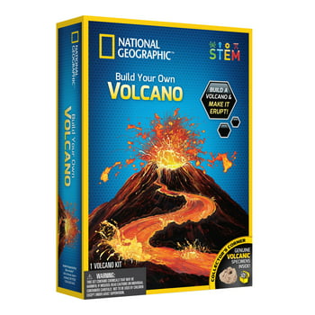 National Geographic STEM Series Build Your Own Volcano Science Kit for Kids