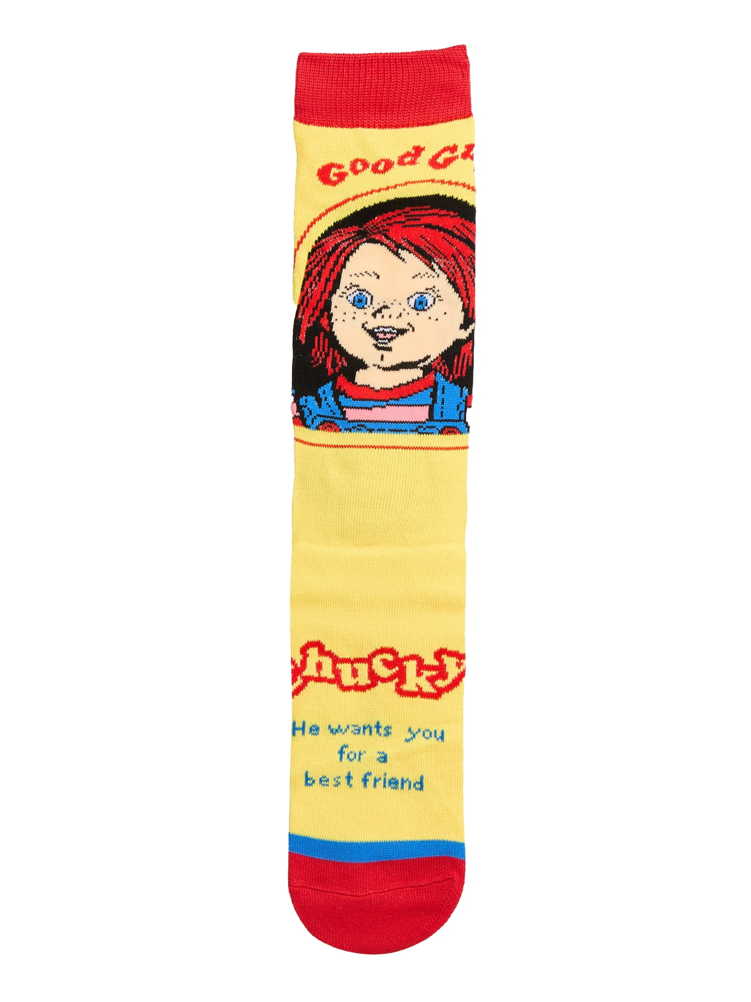 Chucky Men's Crew Socks, 3-Pack