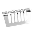 thumbnail image 1 of 6 Slice Bread Rack Multipurpose Innovative Silver Stainless Steel Bread Storage Rack For Home Kitchen Outdoor, 1 of 8