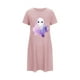 thumbnail image 5 of Camisón corto de talla grande para mujer, camisón de manga corta con estampado de pecho a la moda, camisón para mujer, 5 of 5