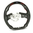 thumbnail image 3 of Shift Light Steering Wheel, Perforated Leather LED Steering Wheel Comfortable Grip  for GT-R R35 2017-2023, 3 of 7