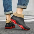 thumbnail image 7 of KAQ Womens Mens Rain Boots Waterproof Rubber Chelsea Shoes Outdoor Walking Water Shoes Ankle Boots, 7 of 7