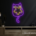 thumbnail image 4 of Glowneon Decor Your Kid Room With Cat Star Neon Sign, Cute Cat Light, 4 of 5