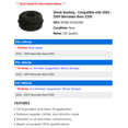 thumbnail image 2 of Shock Bushing - Compatible with 2006 - 2009 Mercedes-Benz E350 2007 2008, 2 of 2