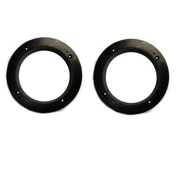 2 Pack Black Plastic 1" Depth Ring Adapter Spacer for 5.25 "- 6" Car Speaker -