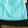 thumbnail image 6 of LJEFF Girls Elastic Waist Shorts, Quick Dry Lightweight 4-Way Stretch High Waist Shorts for Kids Green Size 12 Years, 6 of 7