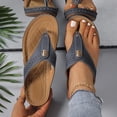 thumbnail image 5 of jiaxiM Cute Flip Flops for Women Thong Sandals for Women Dressy Flexible Comfy Slippers for Women Non- Thick Sole Orthofeet Shoes for Women Summer Beach Vacation Travel Casual Daily Slides, 5 of 8