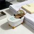 thumbnail image 6 of Highland Cow Figurines 1 Pcs Bathroom Highland Cow Gnomes Bath Scottish Resin Statue Calf Lovers Gifts for Home Garden Kitchen Office Tiered Tray Table Decor, 6 of 6