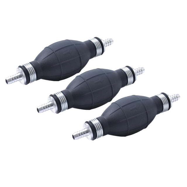 3x Bomba de Imprimación Manual de Pera de Imprimación Manual de 8 Mm 5/16 '' Accesorio de Línea de Universal Macarena Bomba de bulbo de transferencia