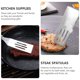thumbnail image 3 of IDEANATEGRATE 4Ud Espátulas Para Pizza De Acero Inoxidable Con Mango Ergonómico Para Cocina En Color Plateado, 3 of 8
