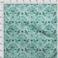thumbnail image 4 of oneOone Rayon Dark Teal Green Fabric Floral Dress Material Fabric Print Fabric By The Yard 56 Inch Wide, 4 of 4