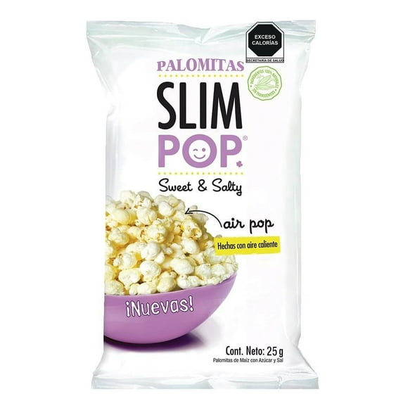Palomitas de maíz Slim Pop glaseadas con sal de mar 25 g