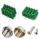 thumbnail image 3 of 500 Uds M6 tubo de expansión de plástico verde ancla tapones de goma tornillo para paneles de yeso Likrtyny Oficina Multiescena Multifunción, 3 of 6