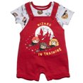 thumbnail image 3 of Harry Potter Harry Potter Hermione Hedwig Owl French Terry Short Overalls T-Shirt and Hat 3 Piece Outfit Set Newborn to Infant, 3 of 5