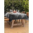 thumbnail image 3 of Outdoor Tablecloth with Umbrella Hole for Patio/Picnic/Party/Camping, Gray Ombre Clouds Waterproof Table Cloth Rectangle Table Cover Washable, Modern Abstract Art Gradient Cloud (52"x 70"), 3 of 8