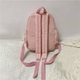 thumbnail image 5 of Otqutp Student Bag Female Pure Color Simple Leisure Shoulder Bag Campus Backpack for Women's Casual Traveling Hiking(Pink,One Size), 5 of 6